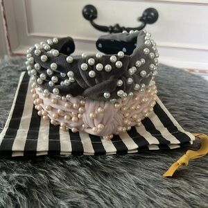Lele Sadoughi pearl headbands